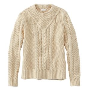 Llbean Fisherman Sweater Xs - image 1